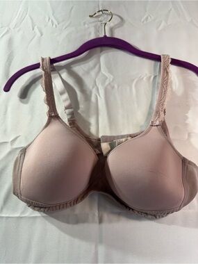 Rosa Faia B Cup Everyday Smooth Light Blush T-Shirt Bra with Lace Trim